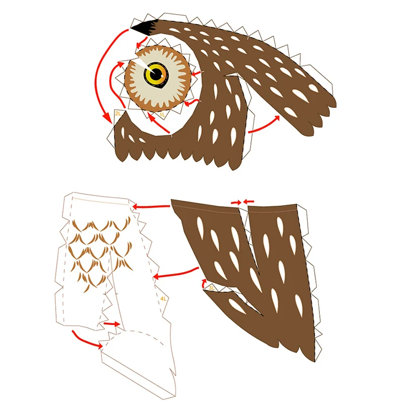 Little Owl Origami Art Mini 3D - Art Craft Center recension och pris