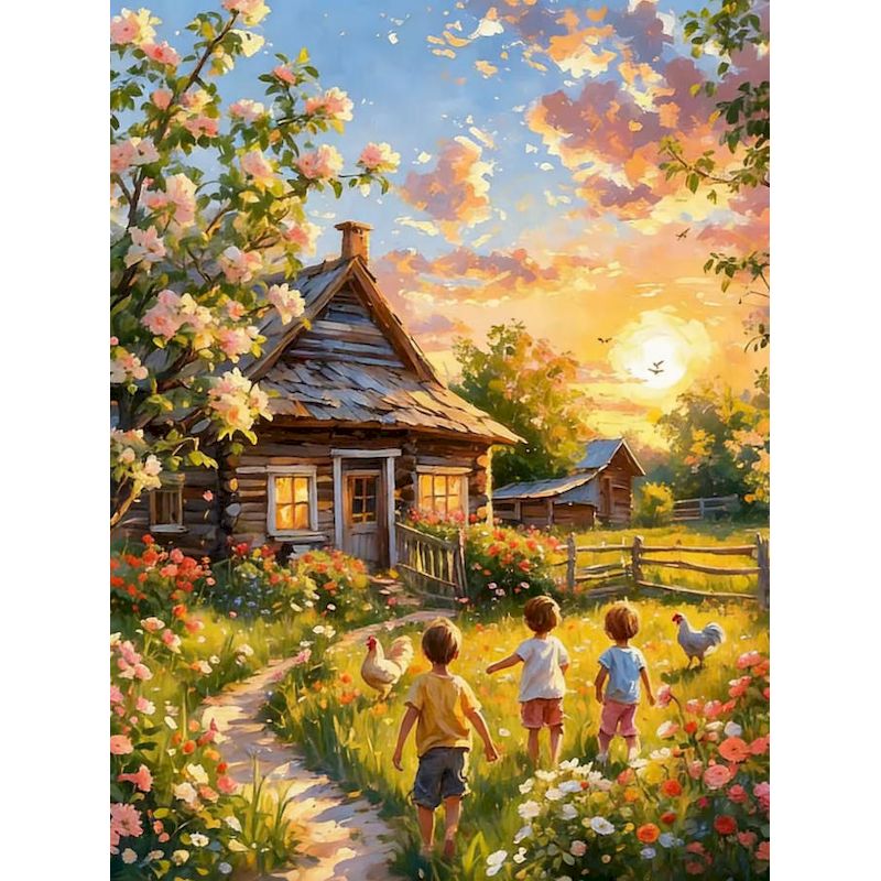 GATYZTORY Village Painting By  - Art Craft Village recension och pris